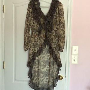 Anthropology “Let me Be” over dress